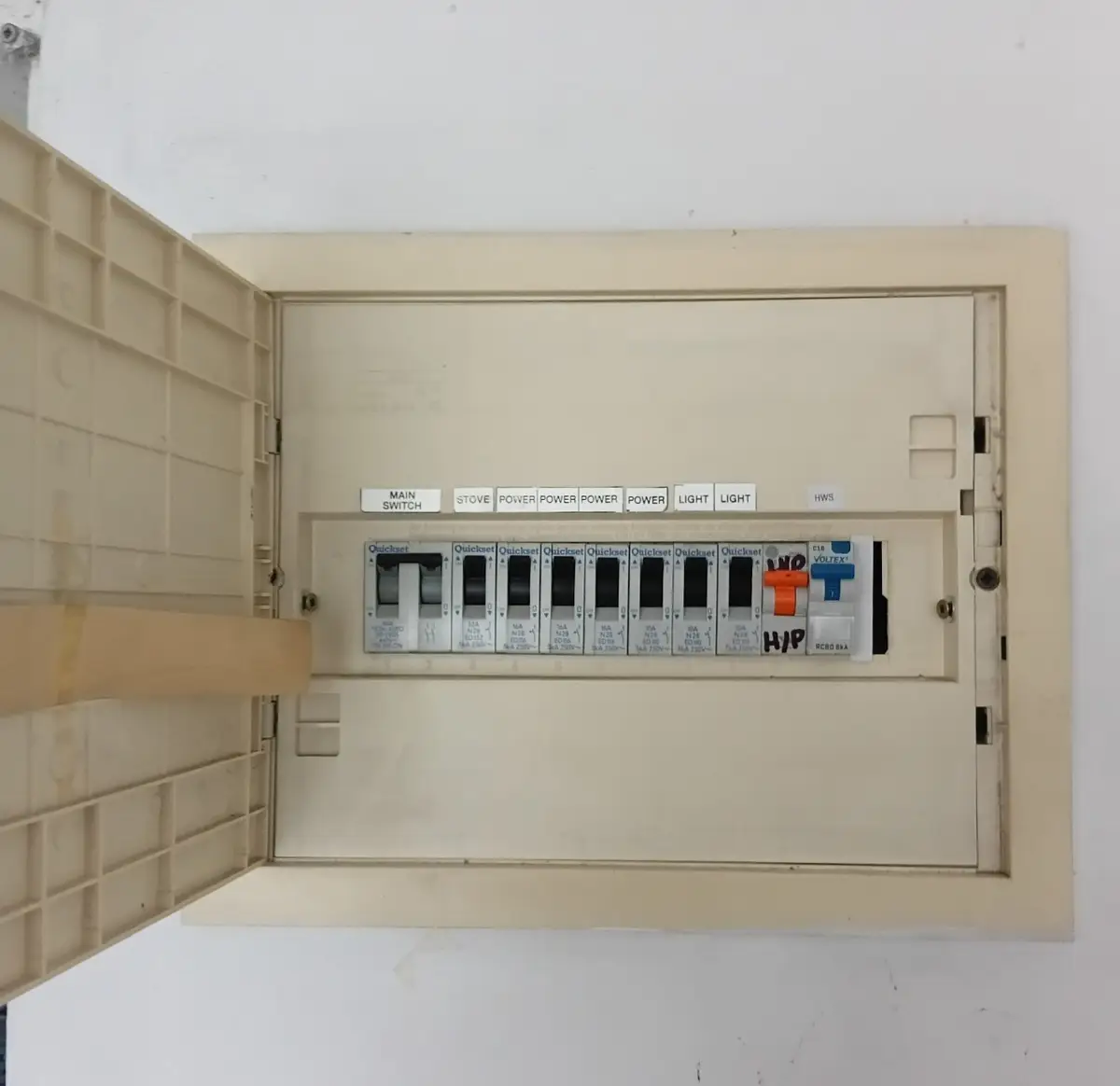 Old outdated switchboard